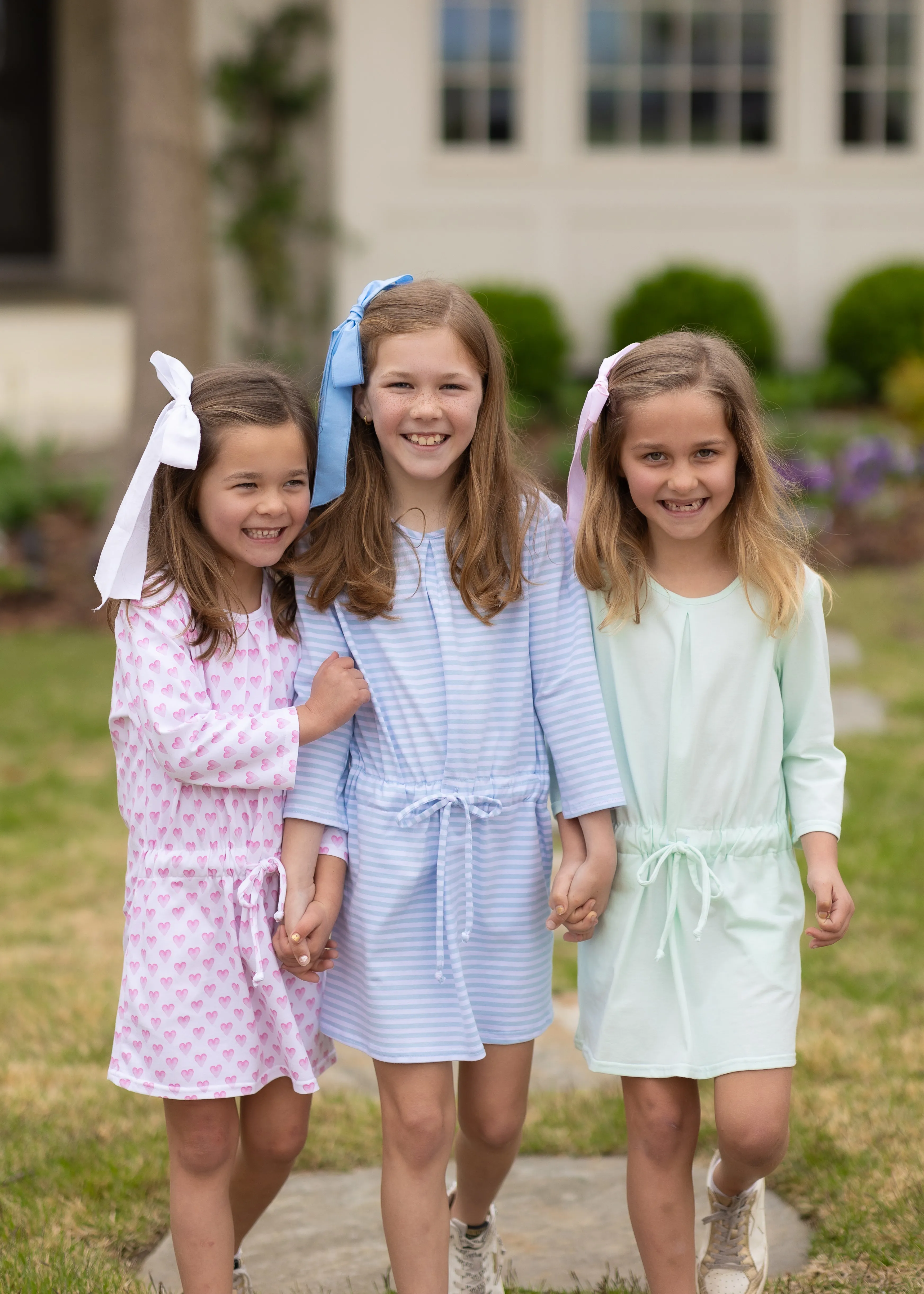Harper Knit Dress 3/4 Sleeve Premium in Icy Mint Knit