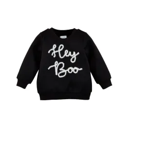 HEY BOO SWEATSHIRT BY MUD PIE