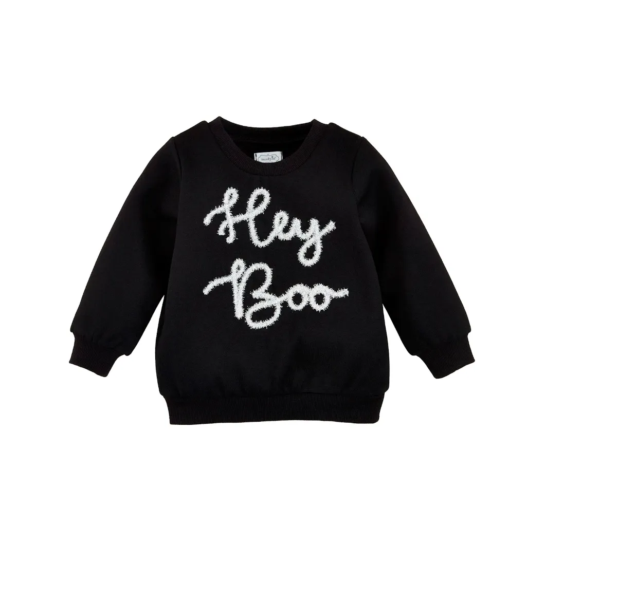 HEY BOO SWEATSHIRT BY MUD PIE