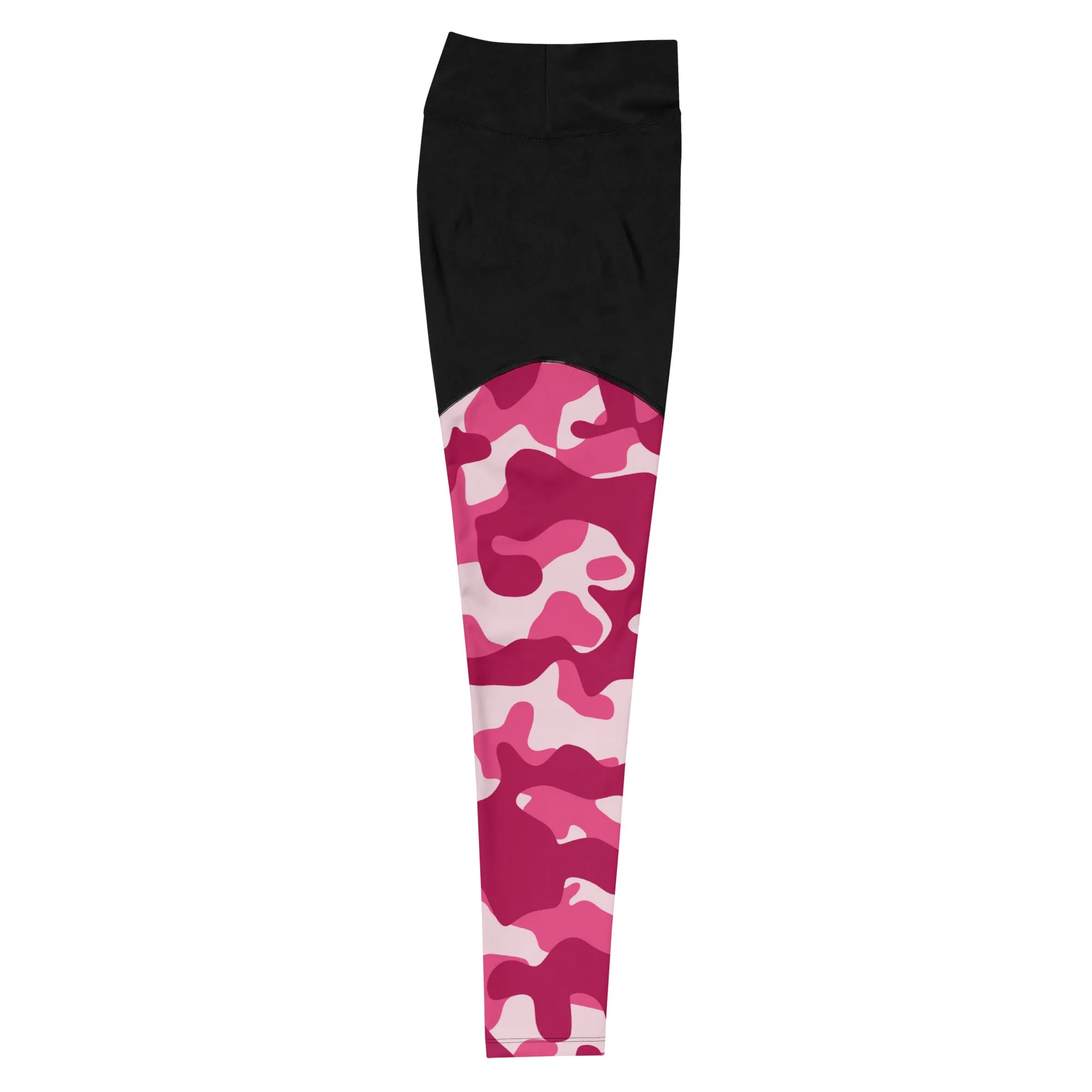 Humble Sportswear™ Army Pink Sports Compression Leggings