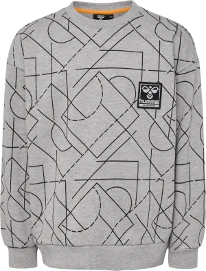 Hummel Kids&#x27; hmlTERVOR Sweatshirt Grey Melange | Buy Hummel Kids&#x27; hmlTERVOR Sweatshirt Grey Melange here | Outnorth