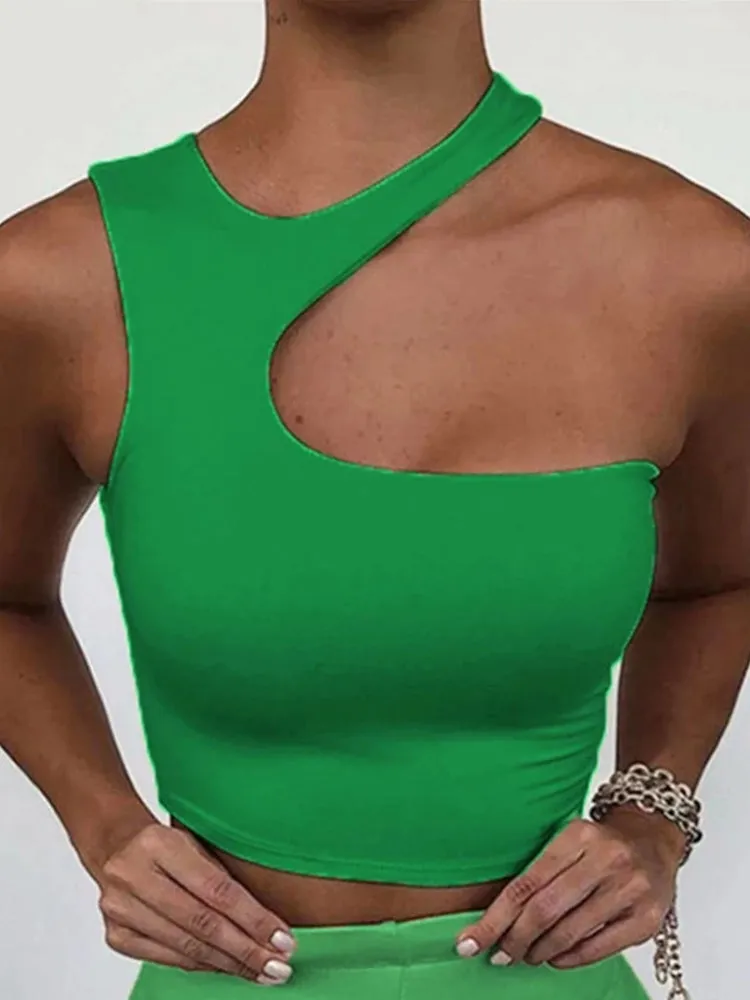 Irregular Cut Out Top