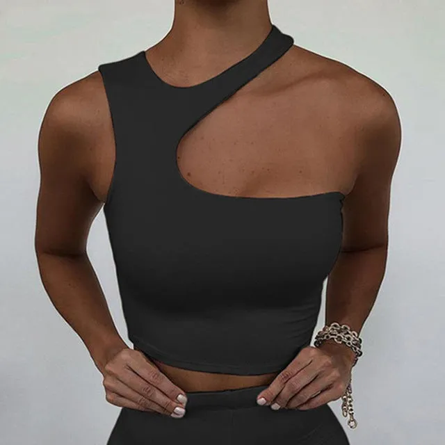 Irregular Cut Out Top