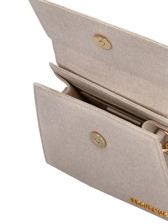 Jacquemus   Le Chiquito Moyen cotton &amp; linen bag 