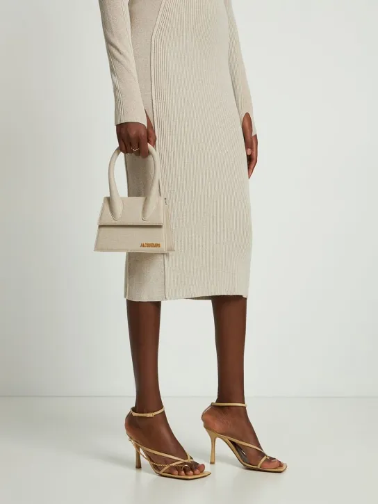 Jacquemus   Le Chiquito Moyen cotton &amp; linen bag 
