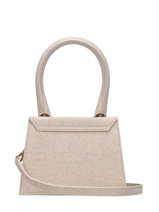 Jacquemus   Le Chiquito Moyen cotton &amp; linen bag 