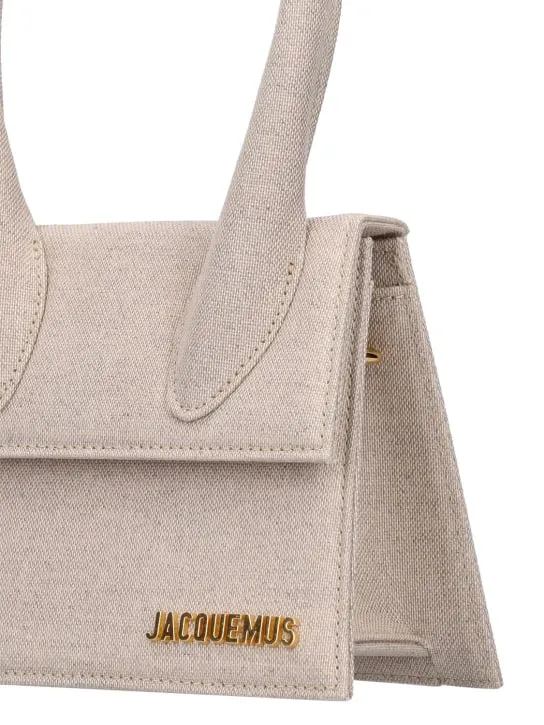 Jacquemus   Le Chiquito Moyen cotton &amp; linen bag 