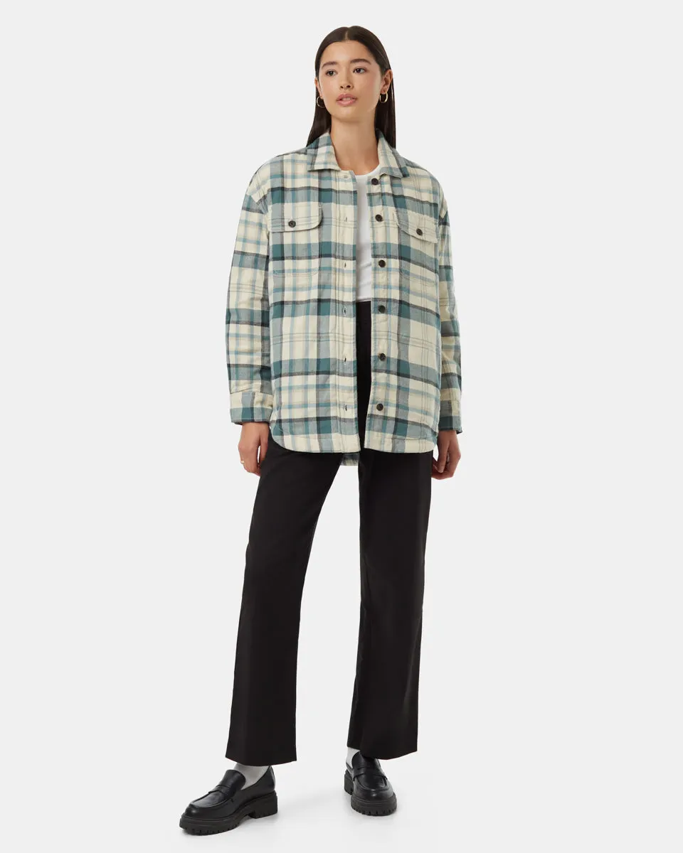 Kapok Flannel Insulated Jacket
