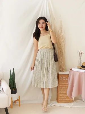 LEA POLKADOTS PLEAT SKIRT