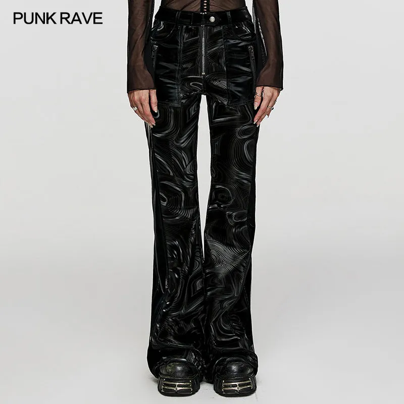 Leather Flared Pants