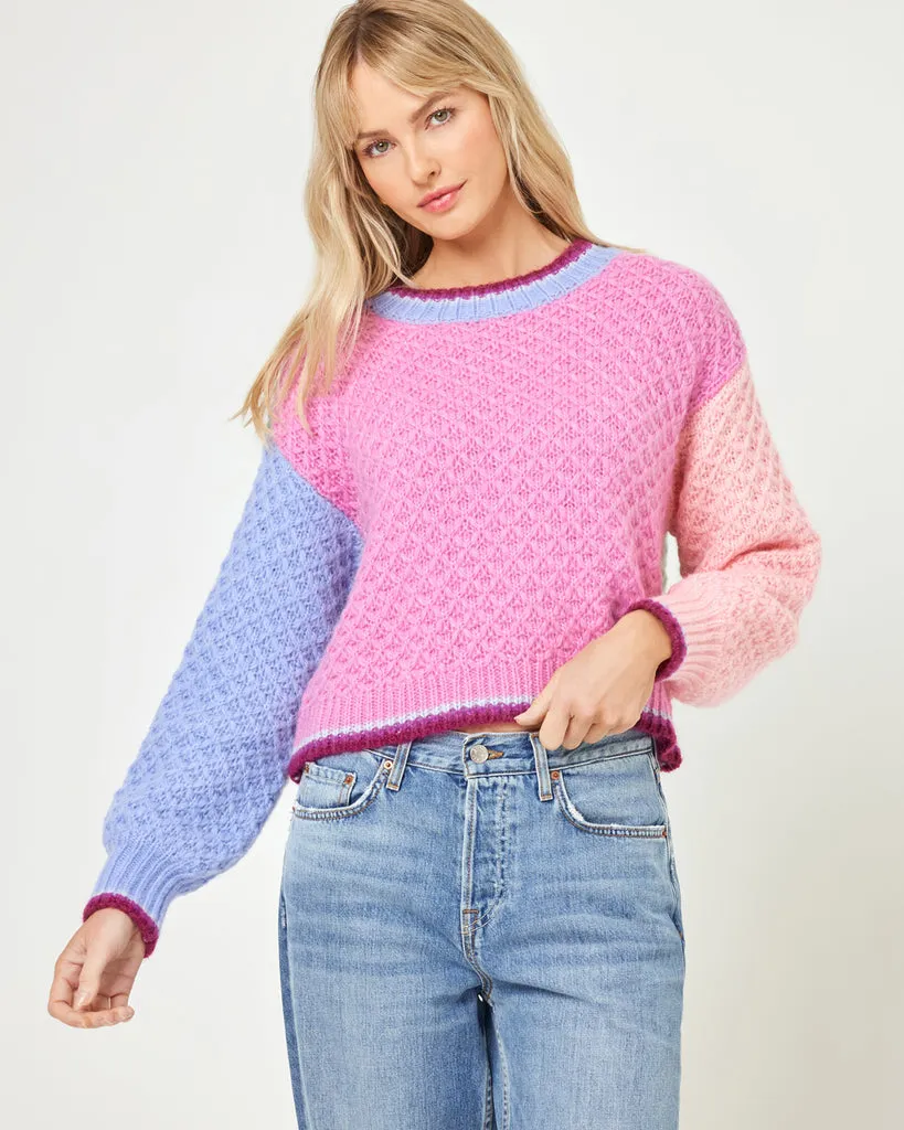 LSpace Pretty Please Sweater - COSTA DEL SOL COLORBLOCK