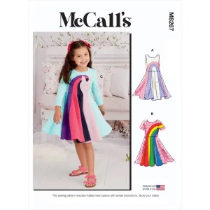 McCall's Pattern M8267 Children's Knit Dresses