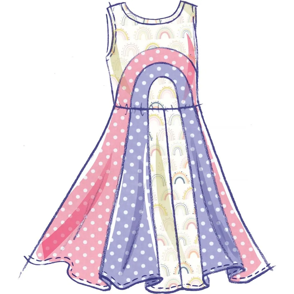 McCall's Pattern M8267 Children's Knit Dresses
