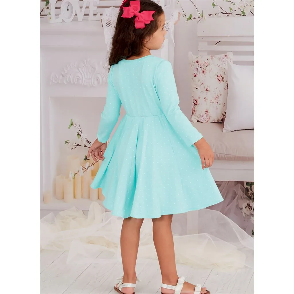 McCall's Pattern M8267 Children's Knit Dresses