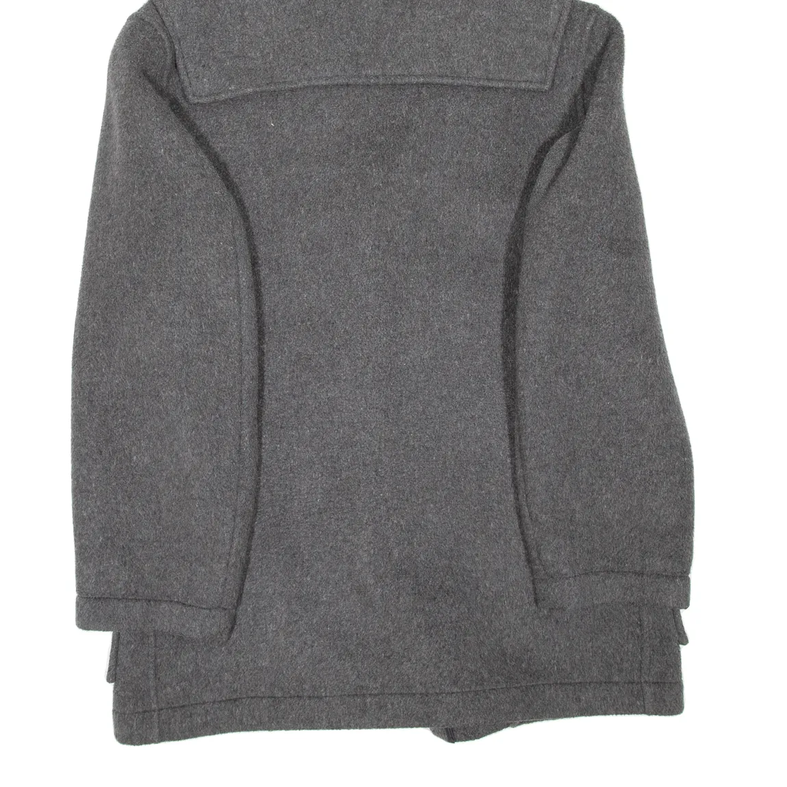 Mens Duffle Coat Grey Hooded L