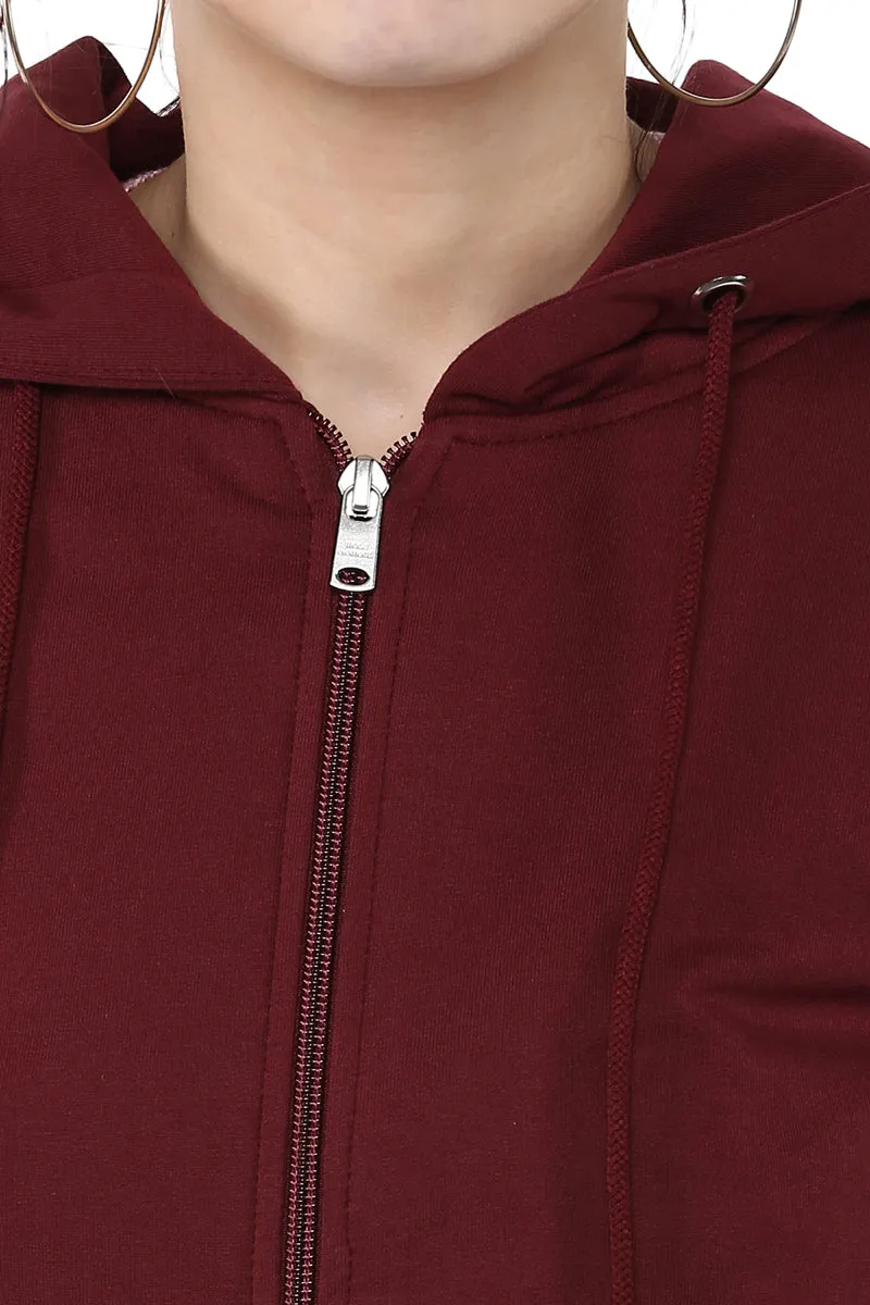 Moda Elementi solid color hoodies women sweatshirt