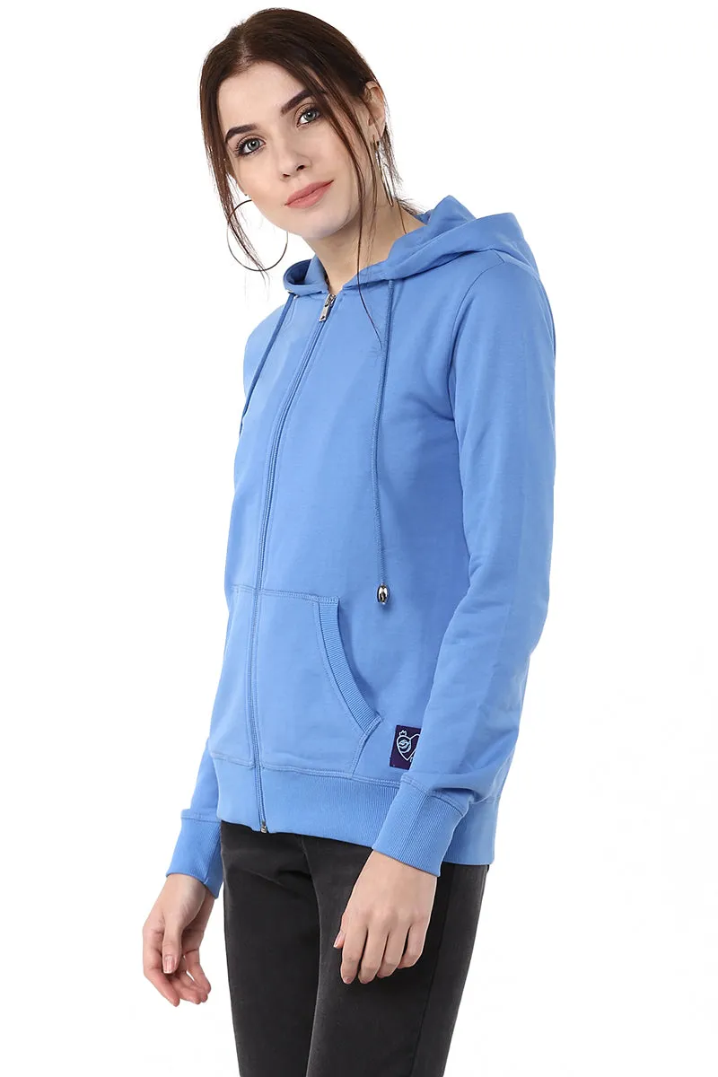 Moda Elementi solid color hoodies women sweatshirt