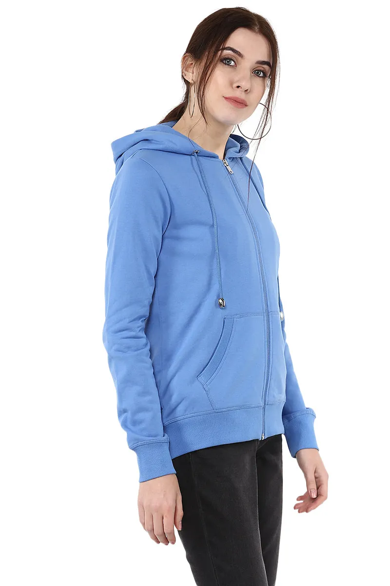 Moda Elementi solid color hoodies women sweatshirt
