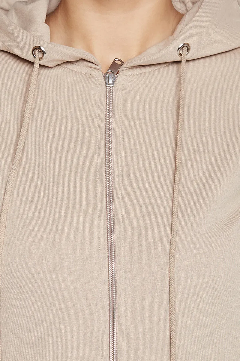 Moda Elementi solid color hoodies women sweatshirt
