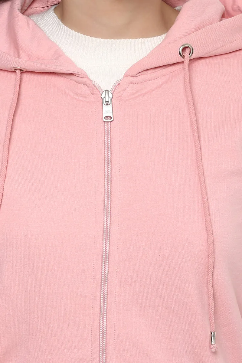Moda Elementi solid color hoodies women sweatshirt