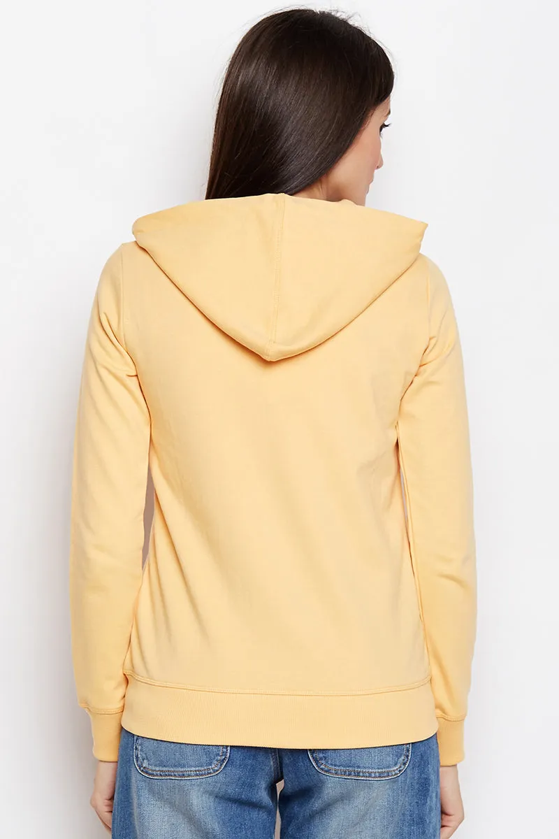 Moda Elementi solid color hoodies women sweatshirt