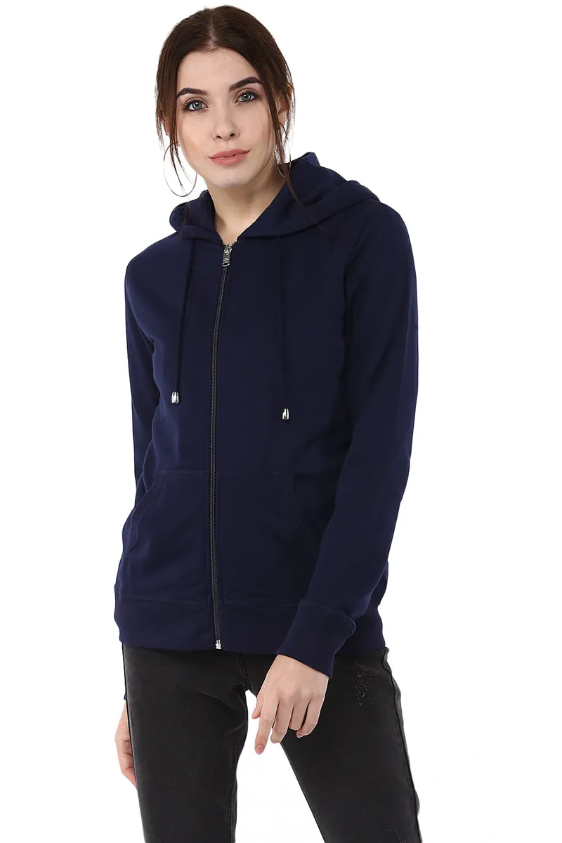 Moda Elementi solid color hoodies women sweatshirt