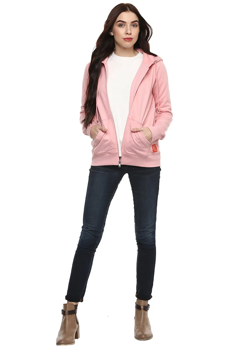 Moda Elementi solid color hoodies women sweatshirt