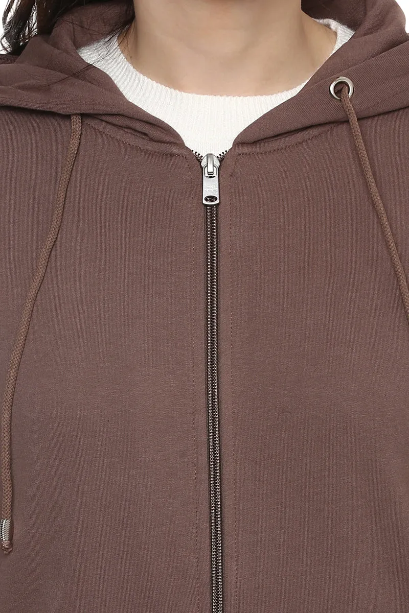 Moda Elementi solid color hoodies women sweatshirt