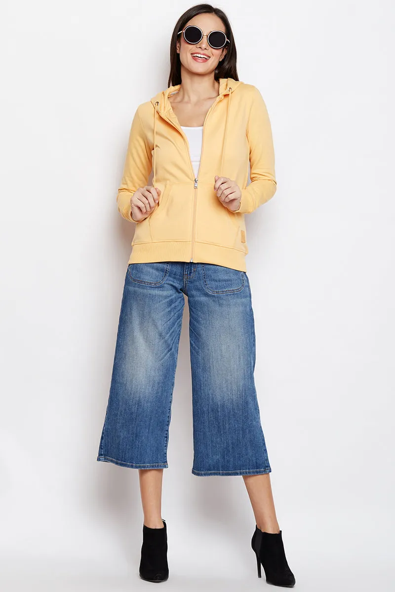 Moda Elementi solid color hoodies women sweatshirt
