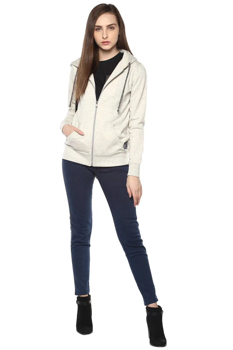 Moda Elementi solid color hoodies women sweatshirt