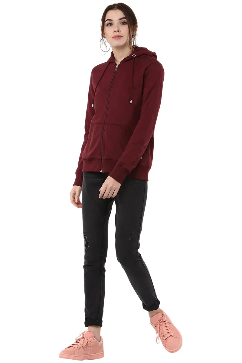 Moda Elementi solid color hoodies women sweatshirt