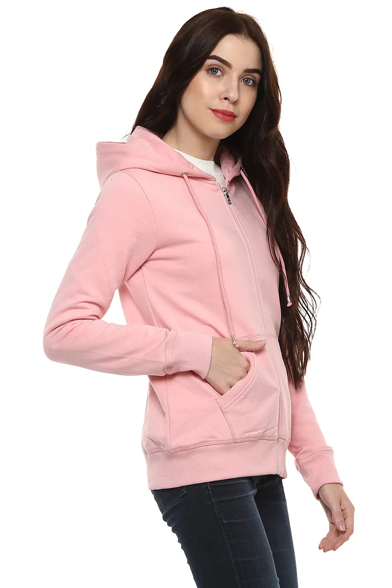 Moda Elementi solid color hoodies women sweatshirt