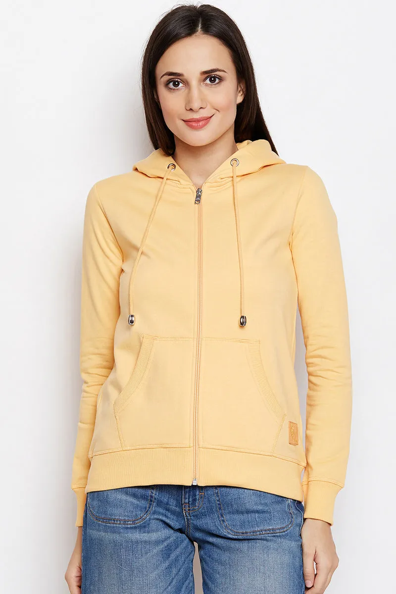 Moda Elementi solid color hoodies women sweatshirt