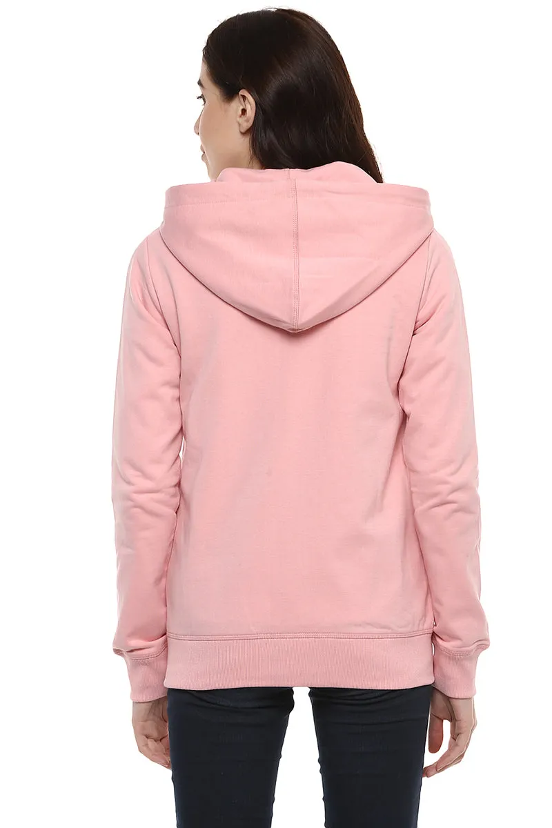 Moda Elementi solid color hoodies women sweatshirt