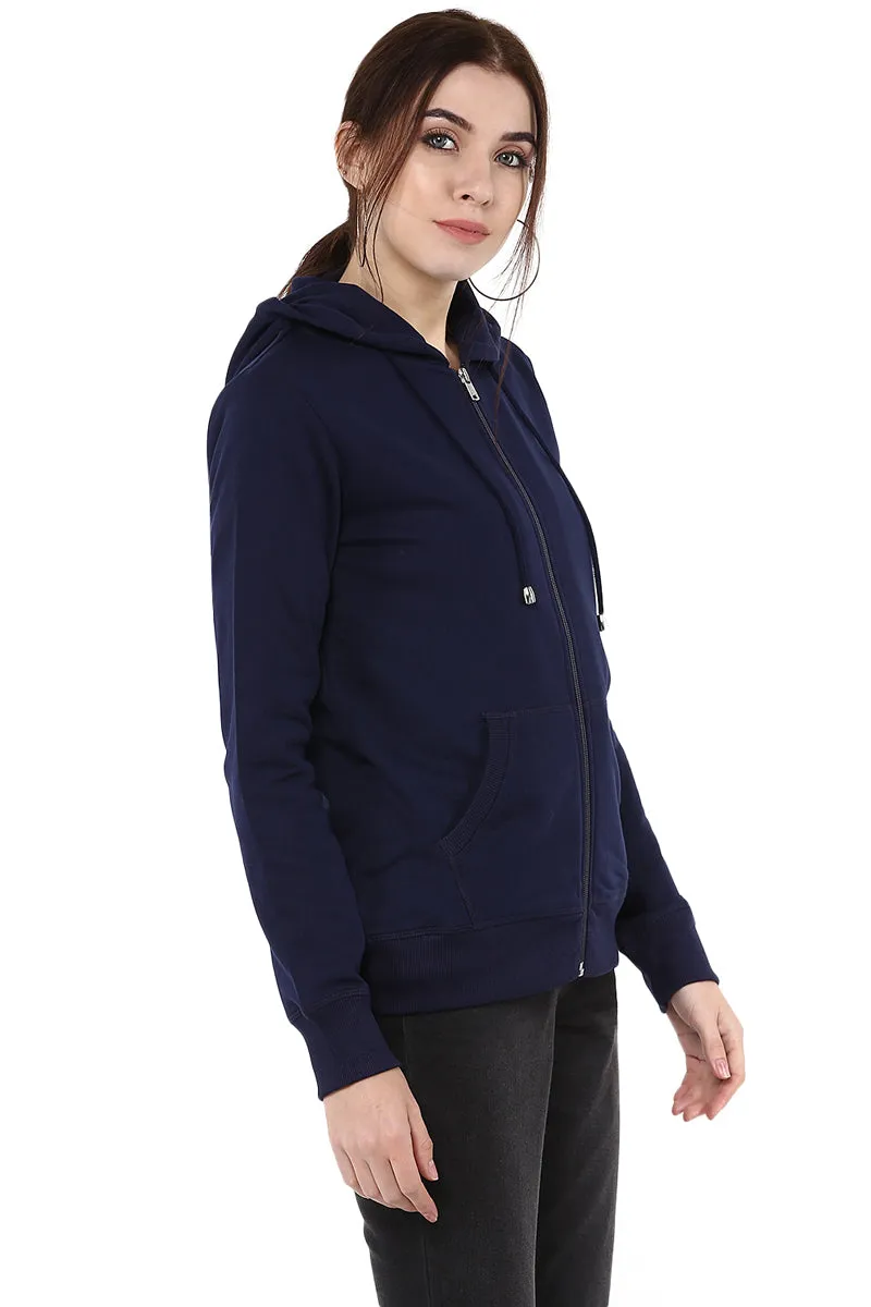 Moda Elementi solid color hoodies women sweatshirt