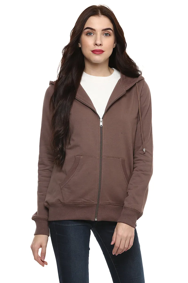 Moda Elementi solid color hoodies women sweatshirt