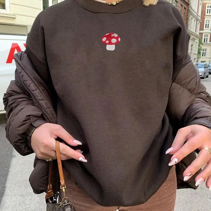 Mushroom Brownie Sweatshirt 🍄🤎