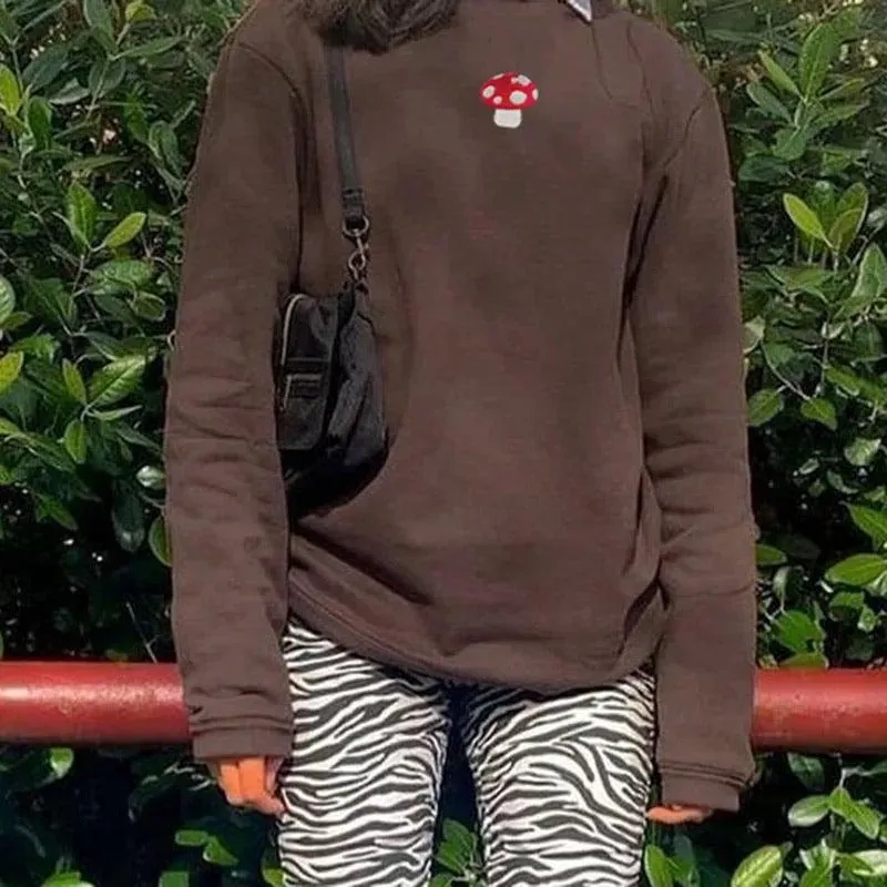 Mushroom Brownie Sweatshirt 🍄🤎