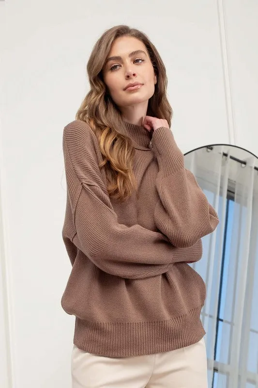 My Fave Mock Neck Sweater