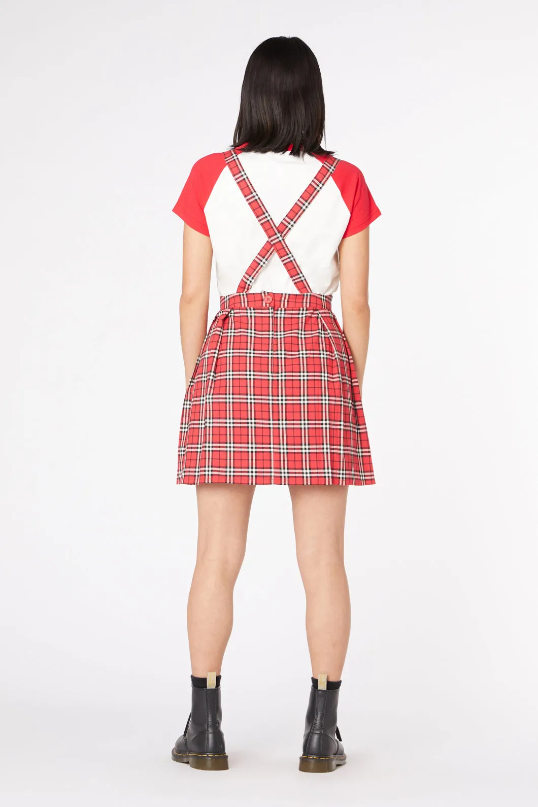 Nah Tartan Buckle Pinafore