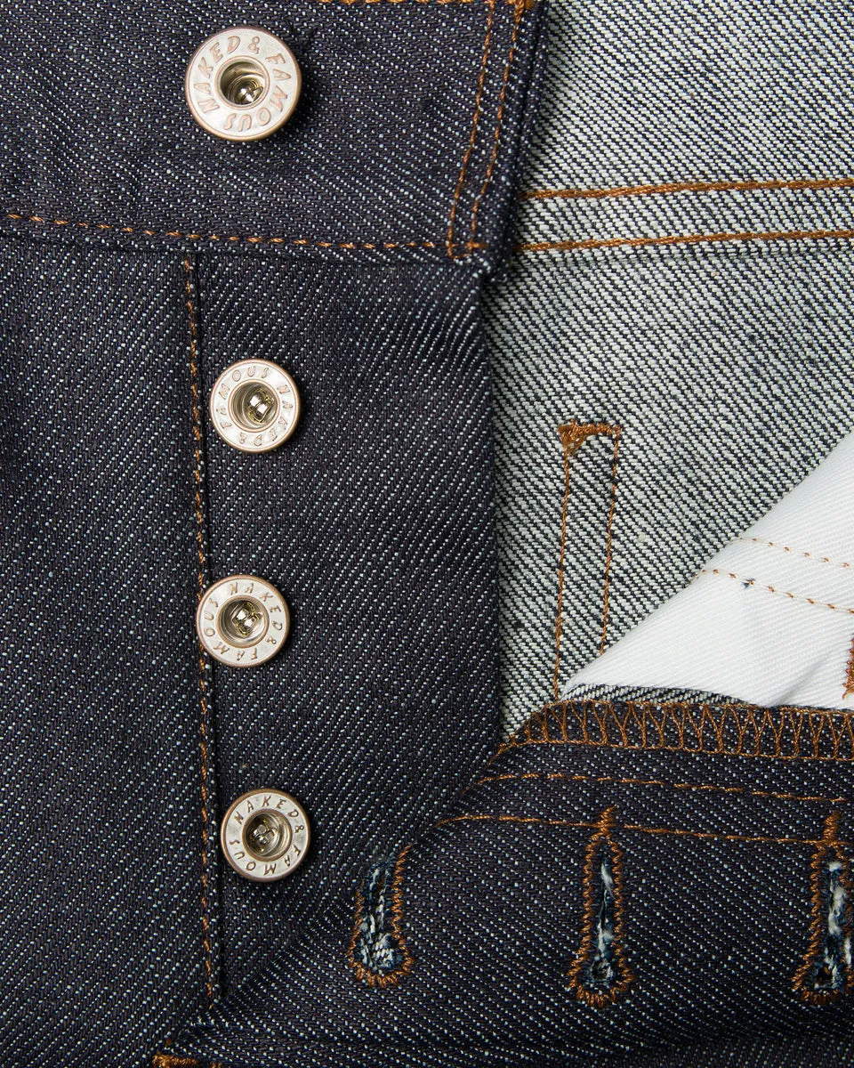 Naked & Famous Denim Super Guy Skinny Mens Jeans - Stretch Selvedge / Indigo