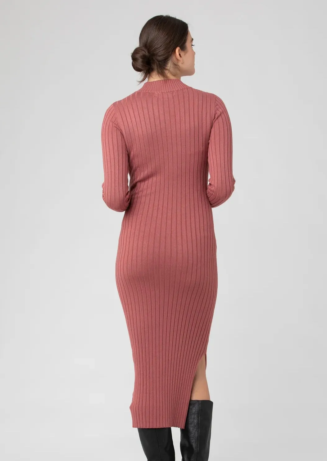 Nella Nursing Knit Dress - Rouge