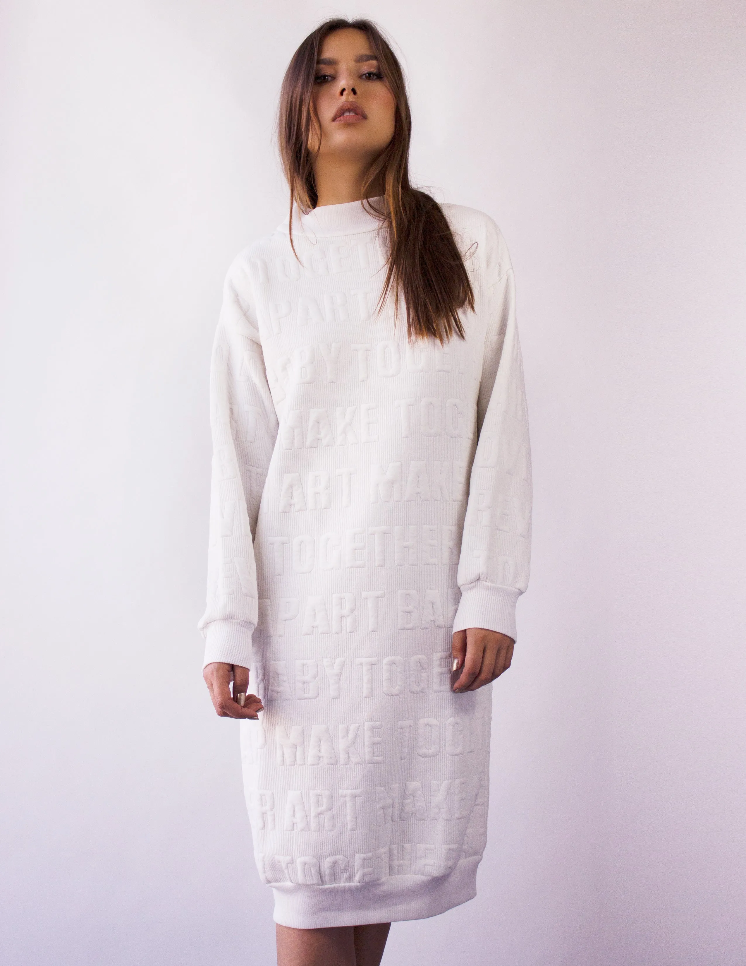 NOCTUA SWEATER DRESS- SOY