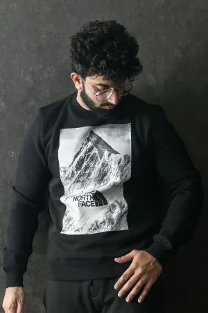 NORTHFCE Printed Black Sweatshirt - 1124142