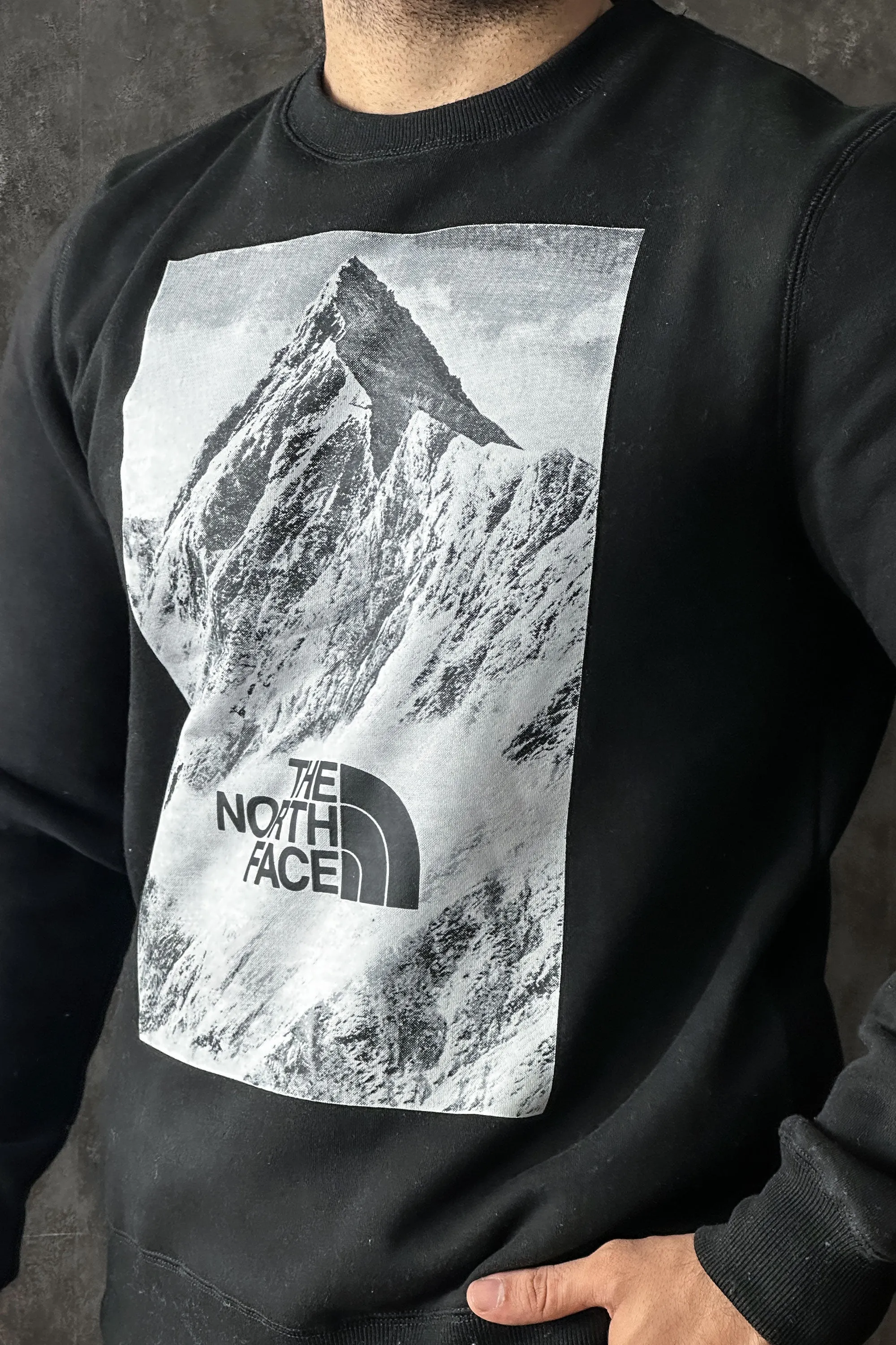 NORTHFCE Printed Black Sweatshirt - 1124142