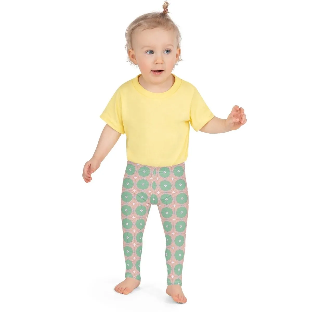 Octagon Patterned Kid's Leggings