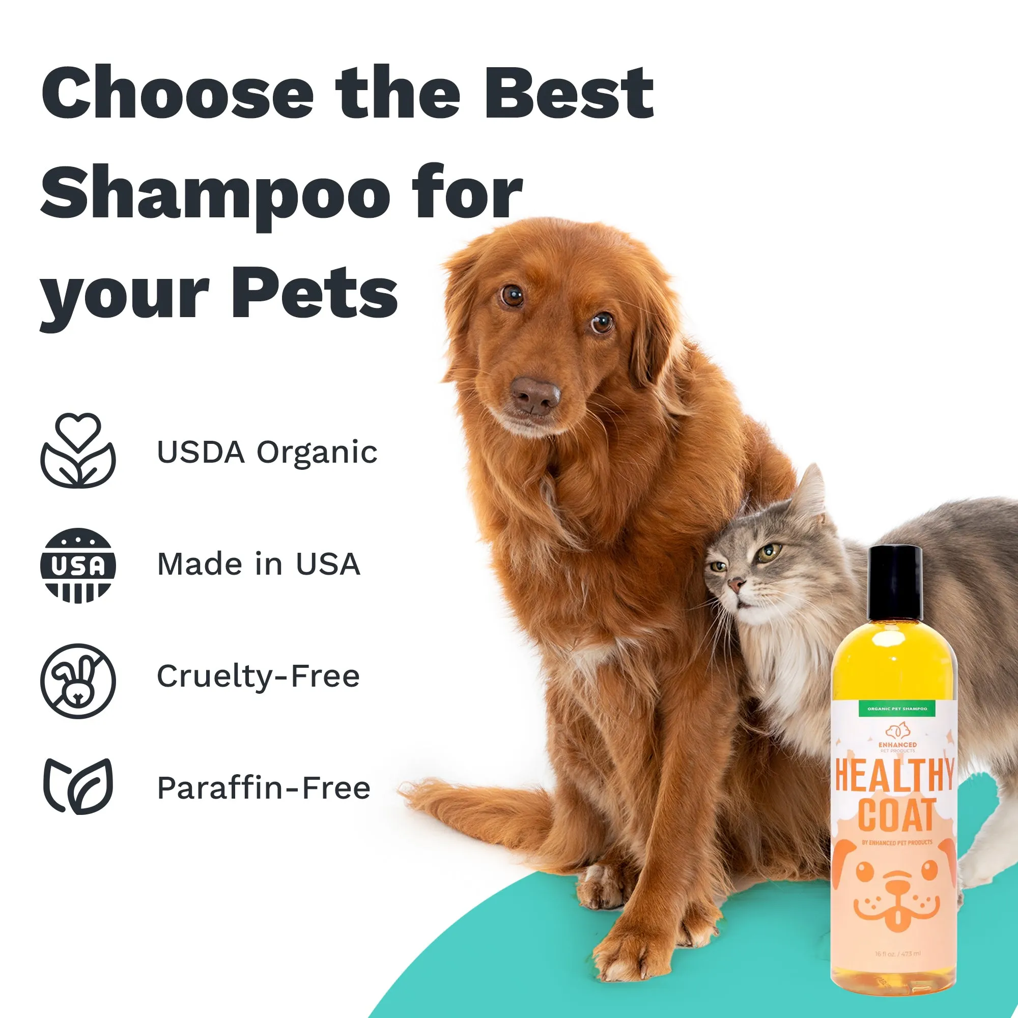Organic - Healthy Coat - Pet Shampoo