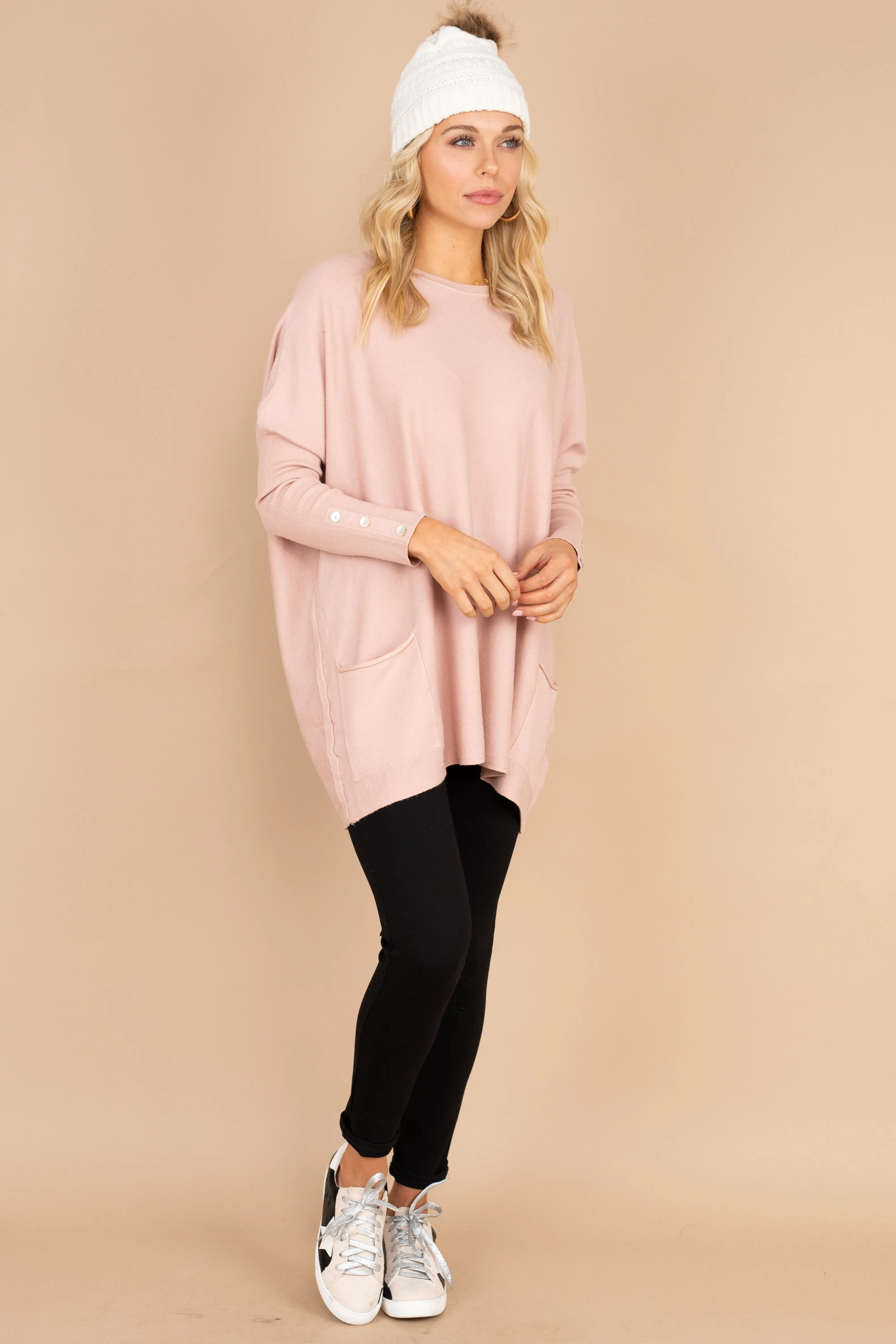 Over You Dusty Pink Tunic