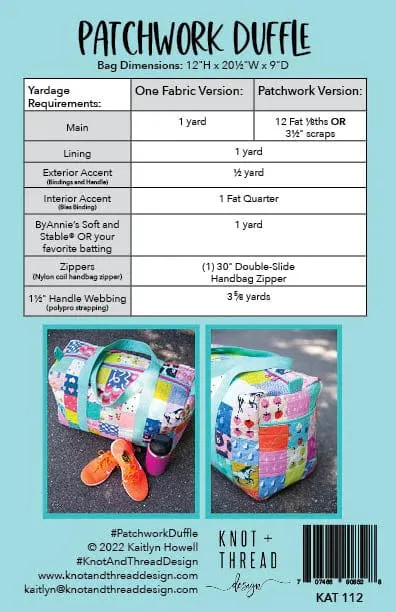 Patchwork Duffle - Knot   Thread Design