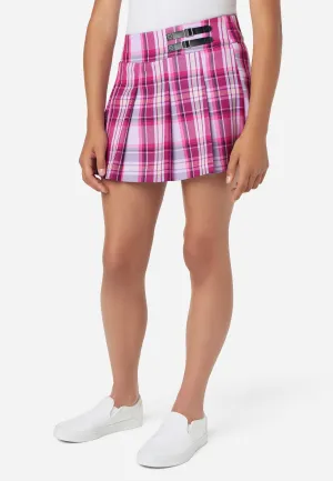 Pattern Play Pleated Skirt